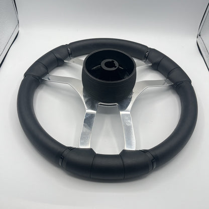 Malera Boat Steering Wheel Chrome Spokes | Apex Q Star