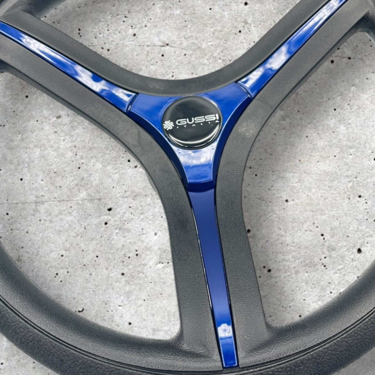 Brenta Black & Blue Golf Cart Steering Wheel Fits Yamaha Golf Cart