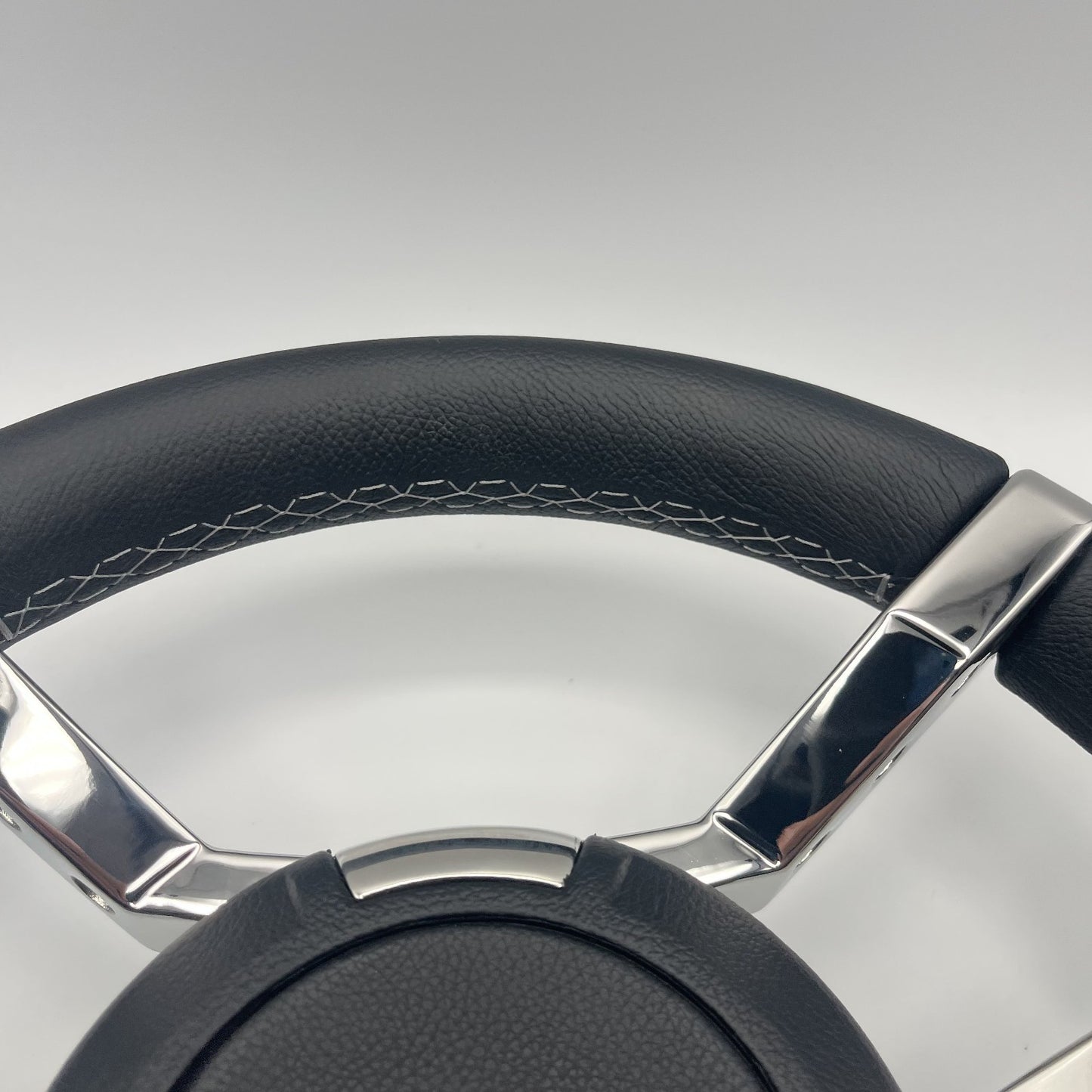 Gussi Italia Boat Steering Wheel Black Stainless Steel Spokes | Gussi Italia