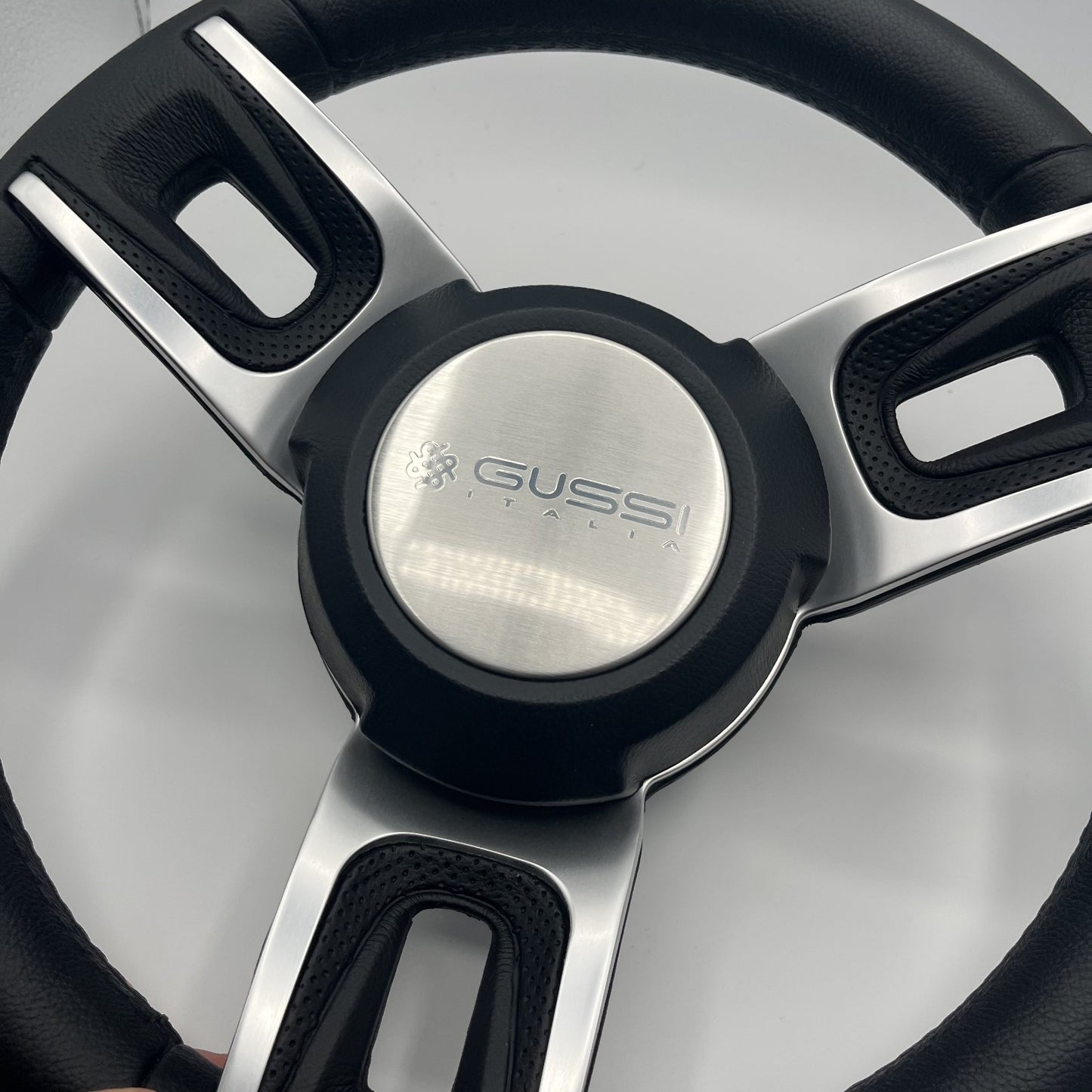 Gussi Italia Black Model 702 Steering Wheel | Gussi Italia