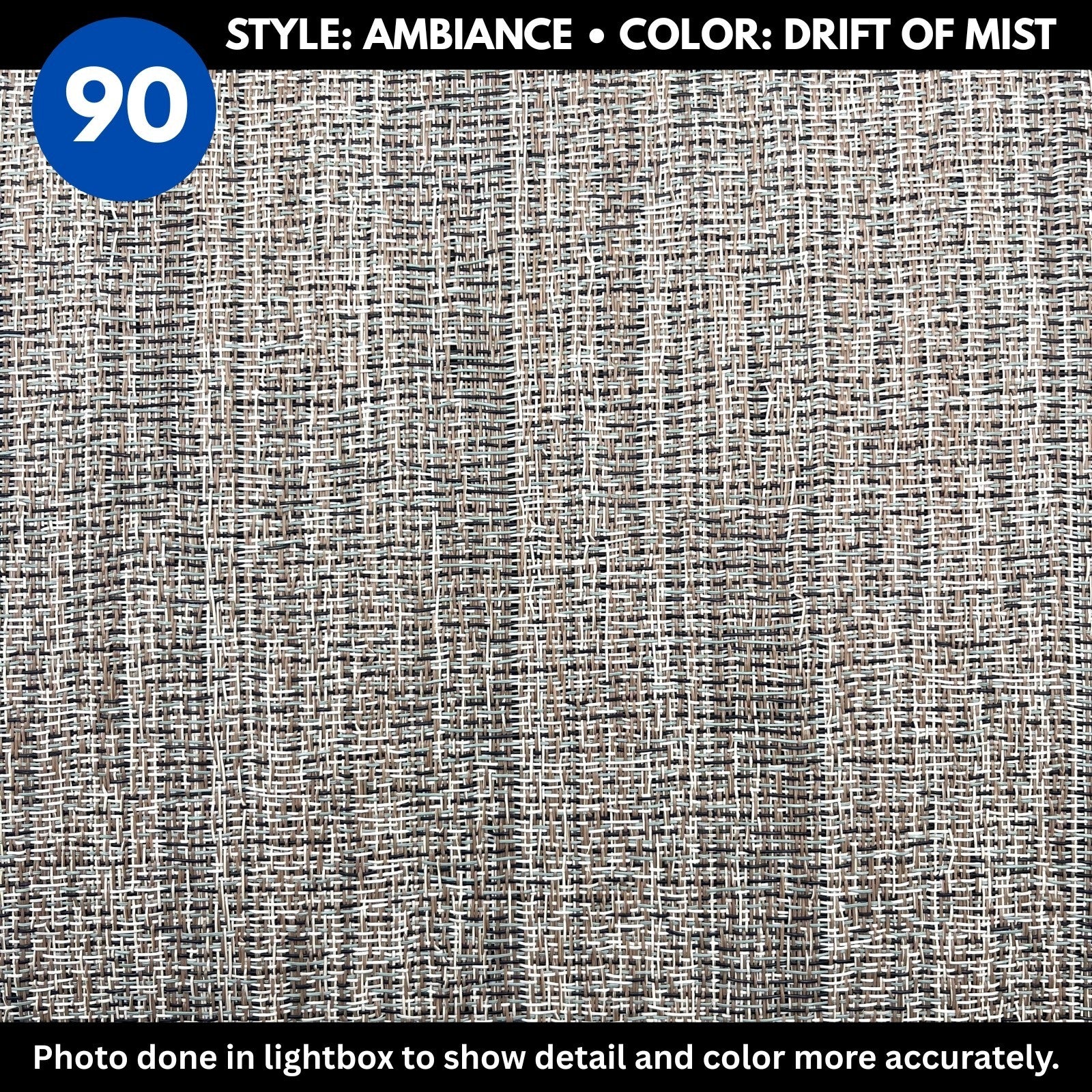 Woven Vinyl Flooring | Ambiance - Drift of Mist | 7'6" W | Choose Your Length