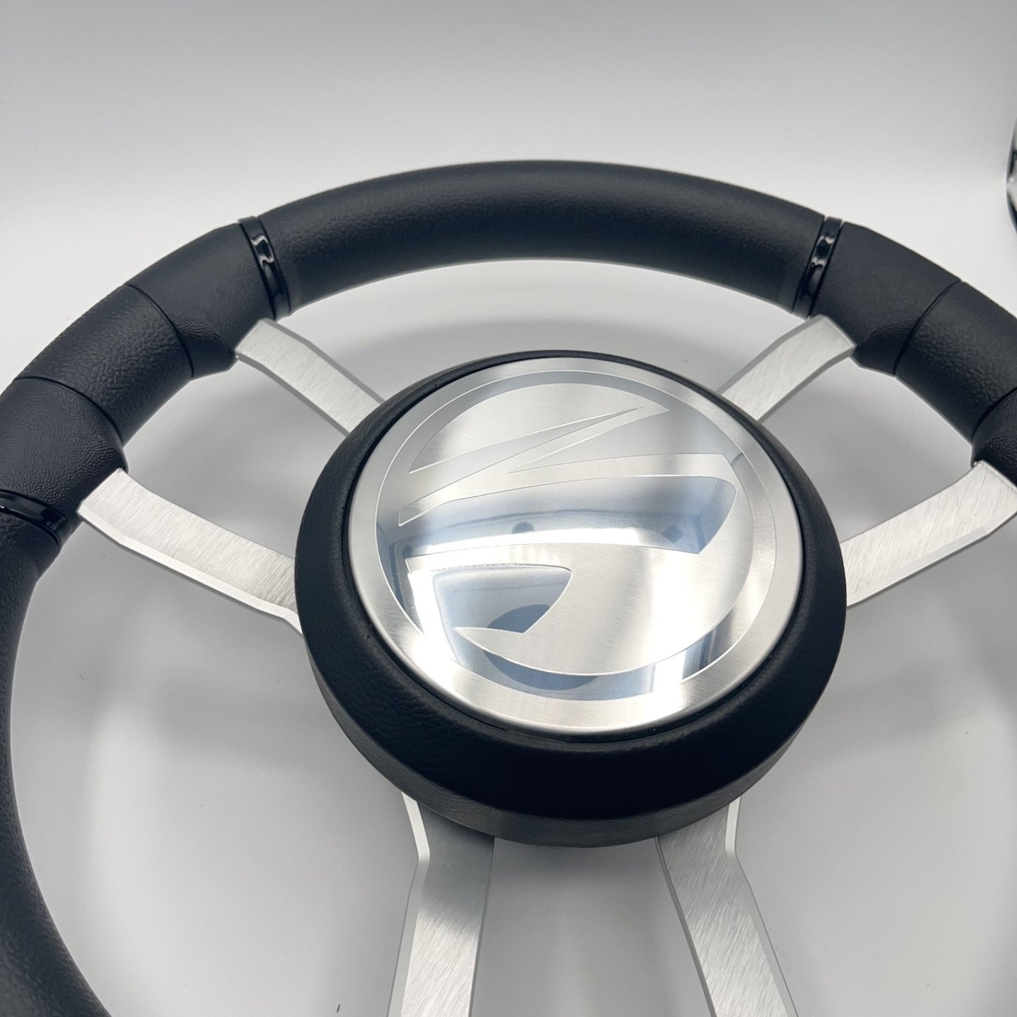 Malera Boat Steering Wheel Brushed Aluminum Spokes | Tige Boats