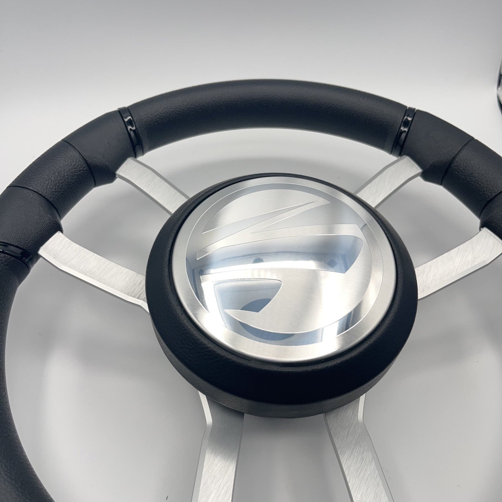 Malera Boat Steering Wheel Brushed Aluminum Spokes | Tige Boats