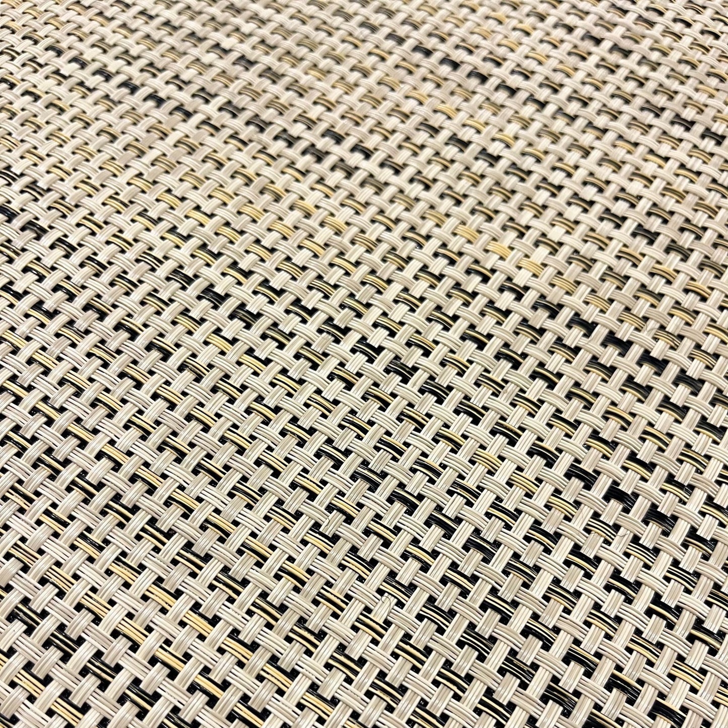 Woven Vinyl Flooring | Basketweave - Straw | 6' Width | Choose Your Length