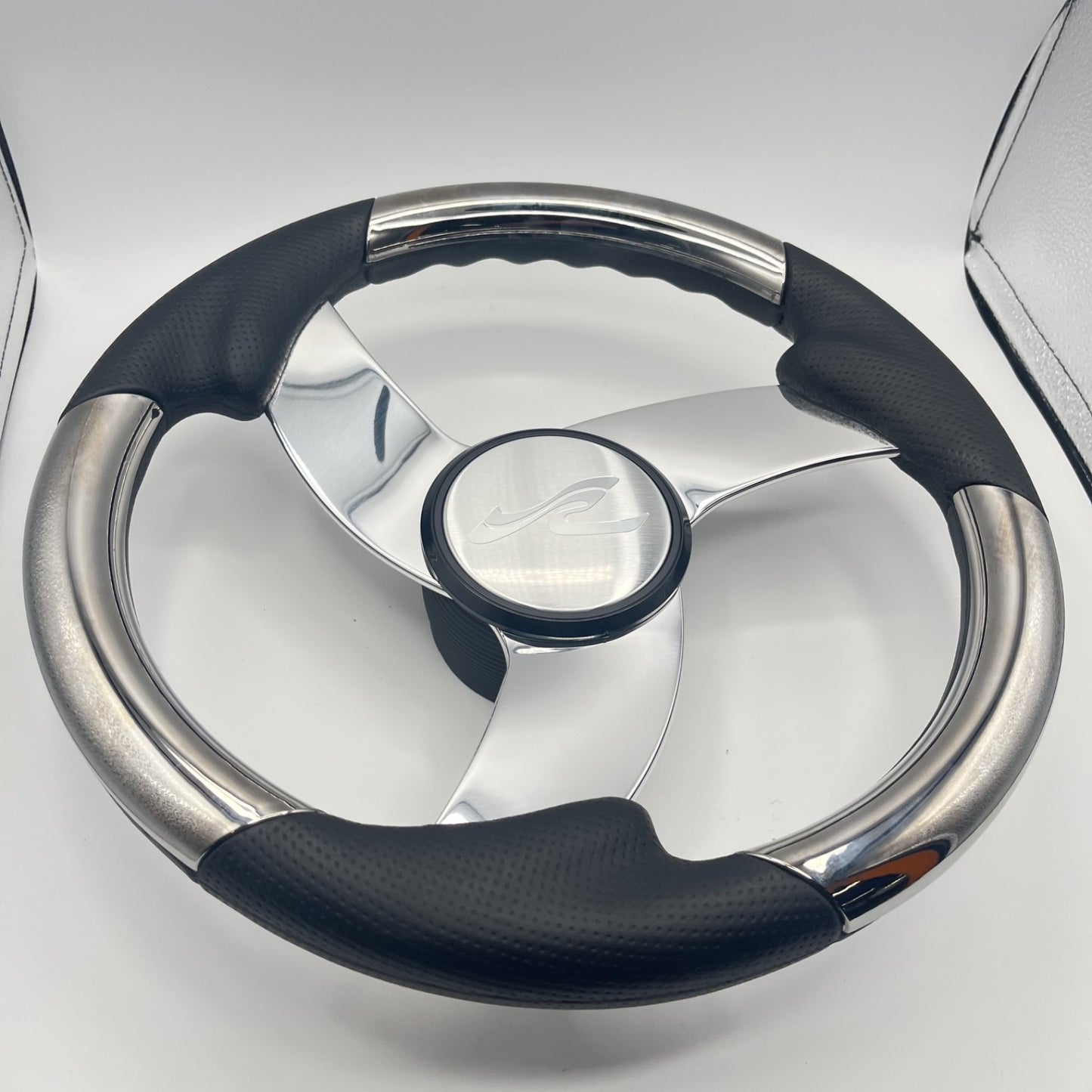 Model M533 Boat Steering Wheel Polished Alum Spoke | Sea Ray