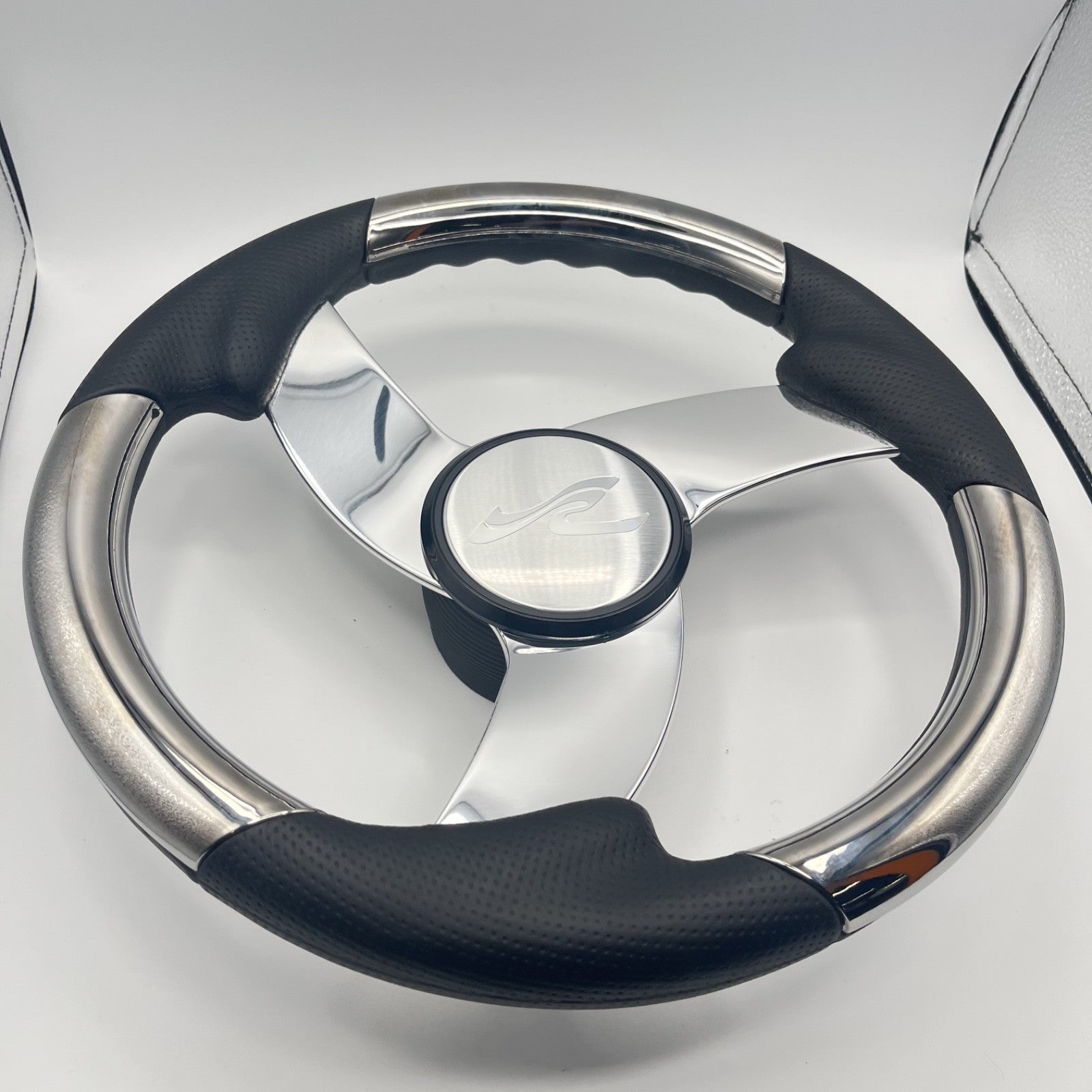 Model M533 Boat Steering Wheel Polished Alum Spoke | Sea Ray