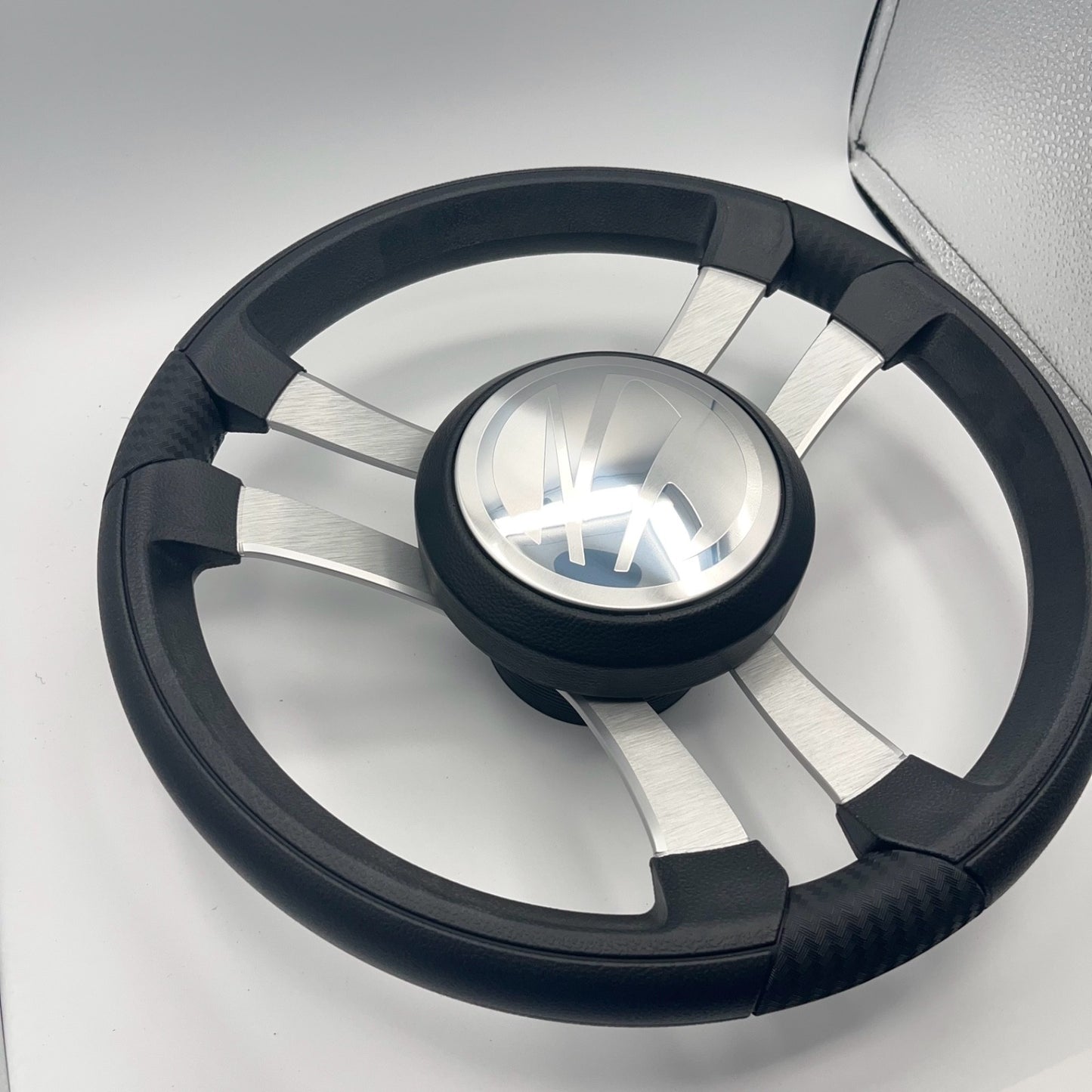 Benaco Boat Steering Wheel Brushed Aluminum Spokes | Tige Boats