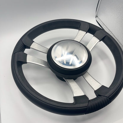 Benaco Boat Steering Wheel Brushed Aluminum Spokes | Tige Boats
