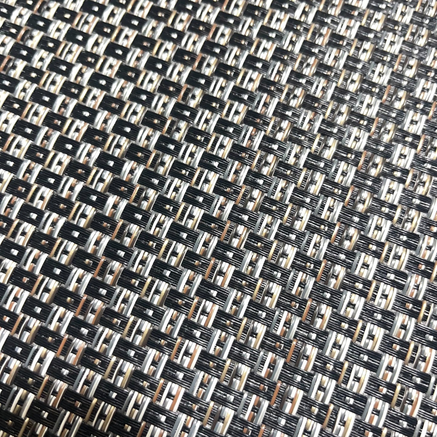 Woven Vinyl Flooring | Urban Weave-Wrought Iron | 8'6" W | Choose Your Length