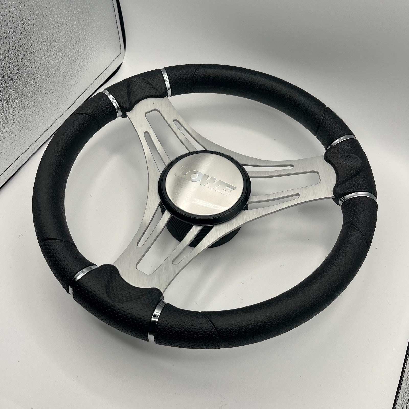 Verona Boat Steering Wheel Brushed Aluminum Spokes | Lowe