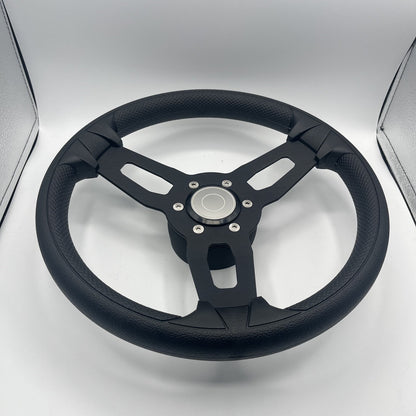 Gussi Italia Model 15 Steering Wheel Blk Brushed Alum Spokes | Target