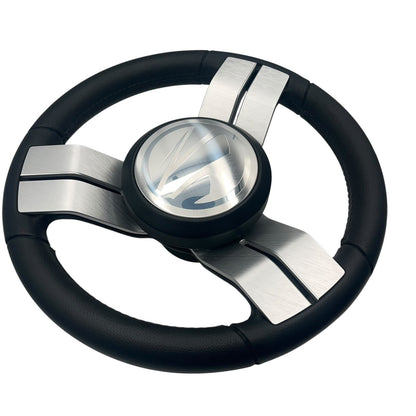 Gussi Italia Marine Steering Wheel Stainless Steel Spoke Soft Touch Rim | Tige
