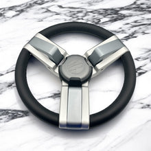 Gussi Italia Marine Steering Wheel Multi Color Gray Aluminum Wheel | Tige