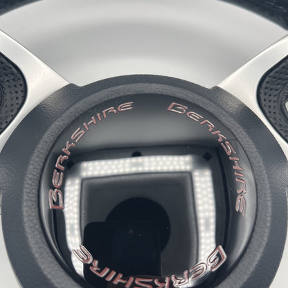 Gussi Italia Black Model 702 Steering Wheel | Berkshire Boat