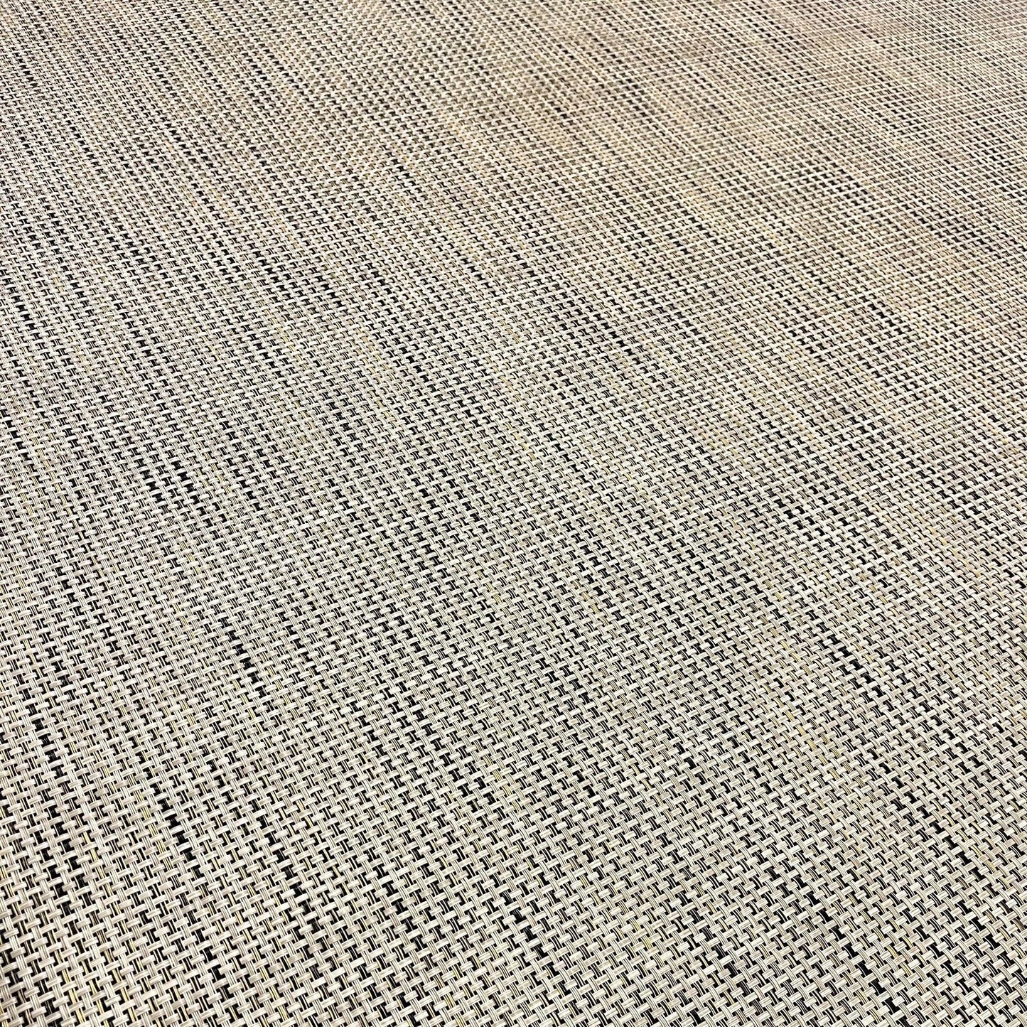 Woven Vinyl Flooring | Basketweave - Straw | 6' Width | Choose Your Length