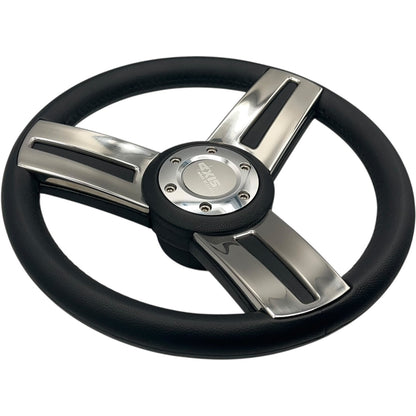 Gussi Italia Marine Steering Wheel Stainless Steel Spokes Soft Touch Rim | Axis