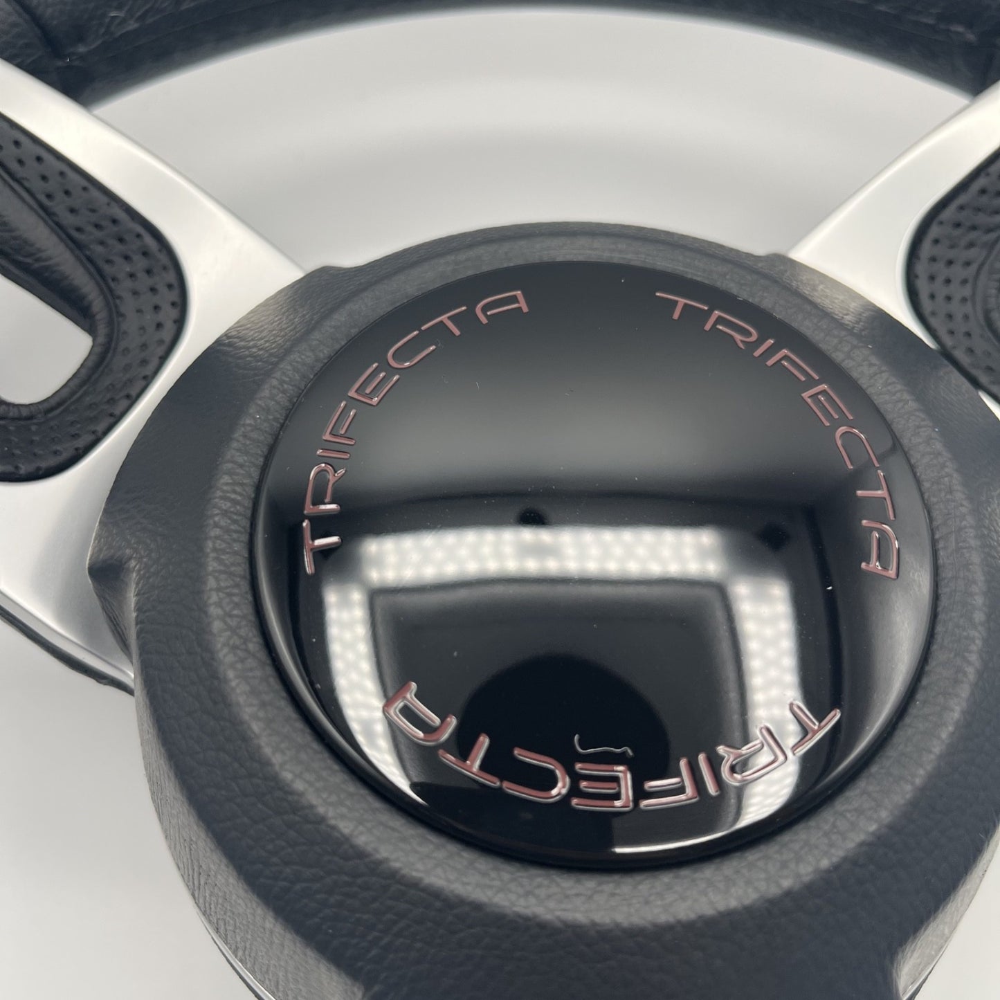 Gussi Italia Black Model 702 Steering Wheel | Trifecta Boats
