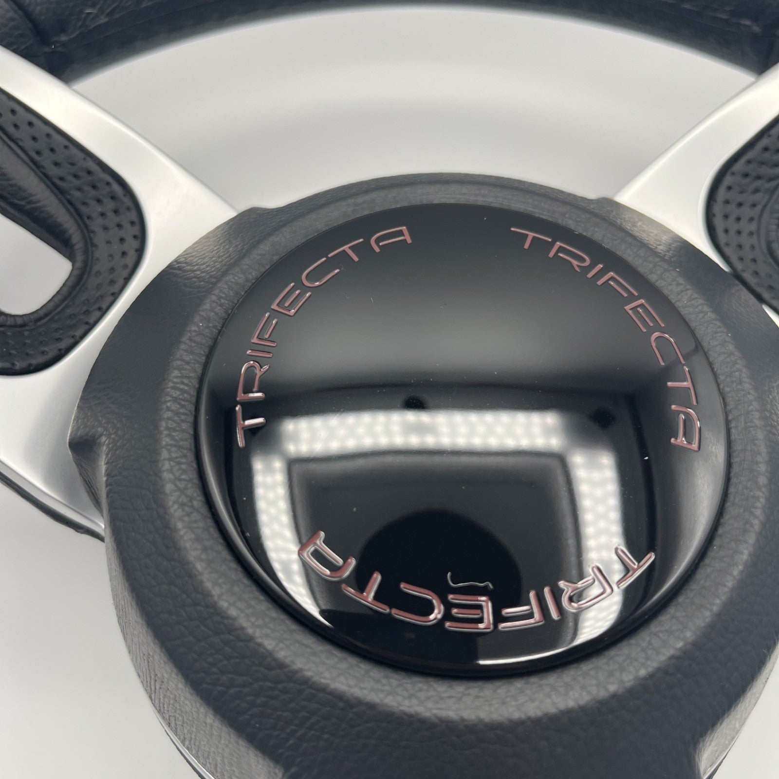 Gussi Italia Black Model 702 Steering Wheel | Trifecta Boats