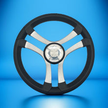 Benaco Boat Steering Wheel Brushed Aluminum Spokes | Stingray