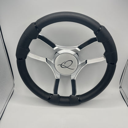 Malera Boat Steering Wheel Chrome Spokes | Apex Q Star
