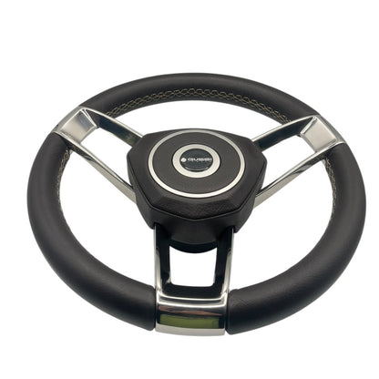 Model 700B Gussi Italia Boat Steering Wheel Polished Stainless Steel Spokes