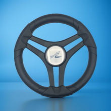 Molinara Marine Steering Wheel Black Brushed Alum Spokes | SeaRay Boats