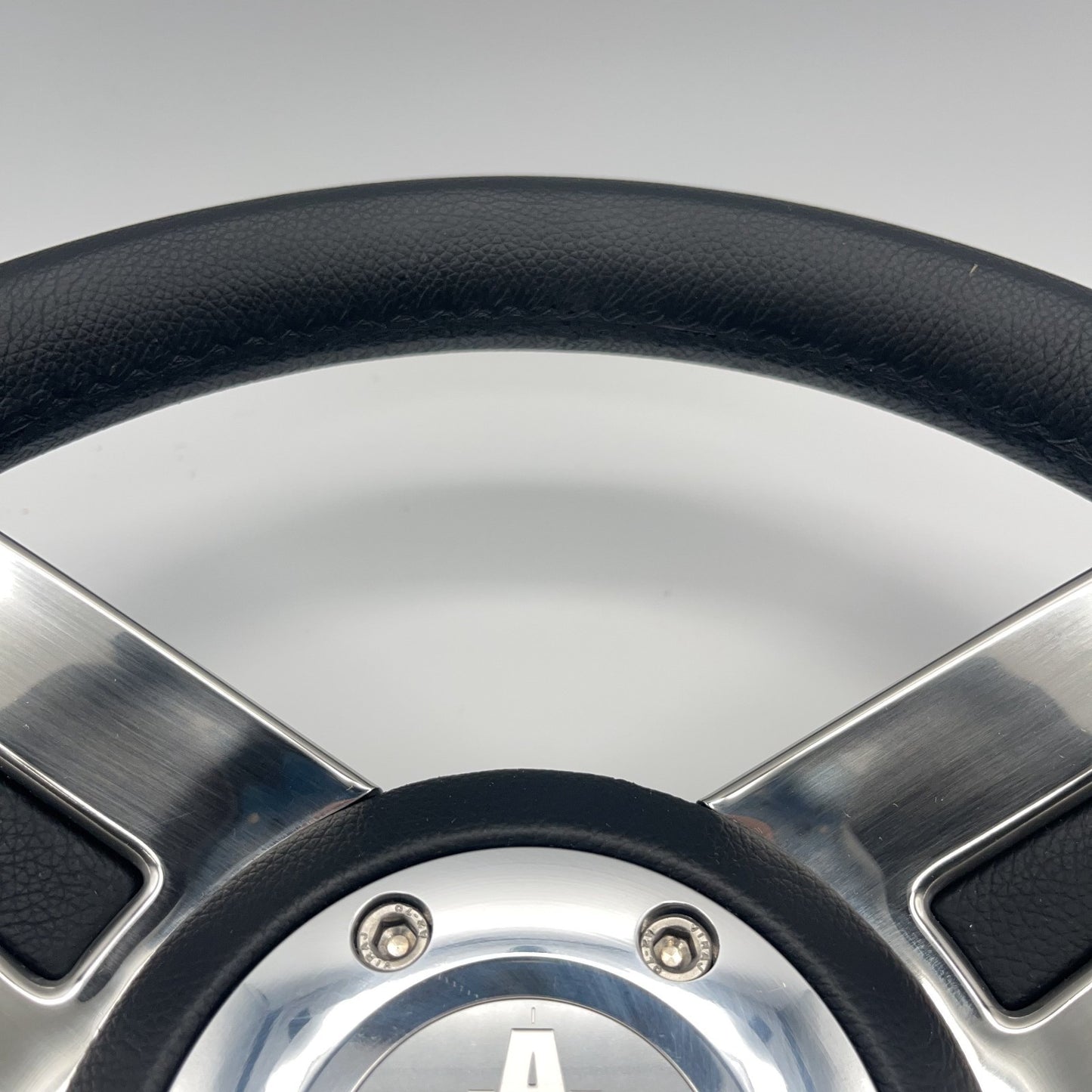 Gussi Italia Marine Steering Wheel Stainless Steel Spokes Soft Touch Rim | Axis