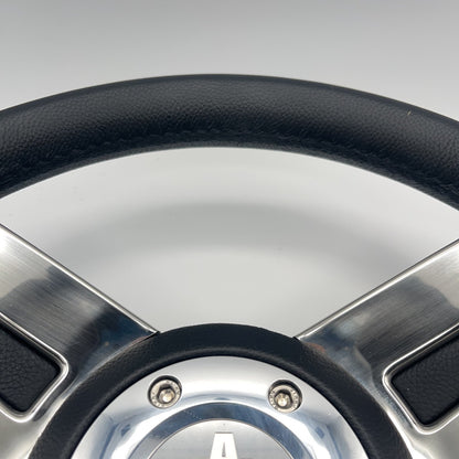 Gussi Italia Marine Steering Wheel Stainless Steel Spokes Soft Touch Rim | Axis