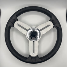 Model 15A Marine Steering Wheel Brushed Alum Spokes | Stabicraft Cap