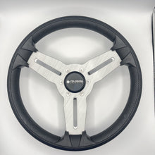 Model 15 Marine Steering Wheel Brushed Aluminum Spokes | Gussi Logo
