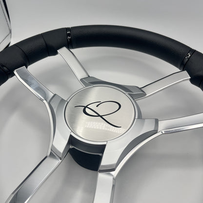 Malera Boat Steering Wheel Chrome Spokes | Apex Q Star