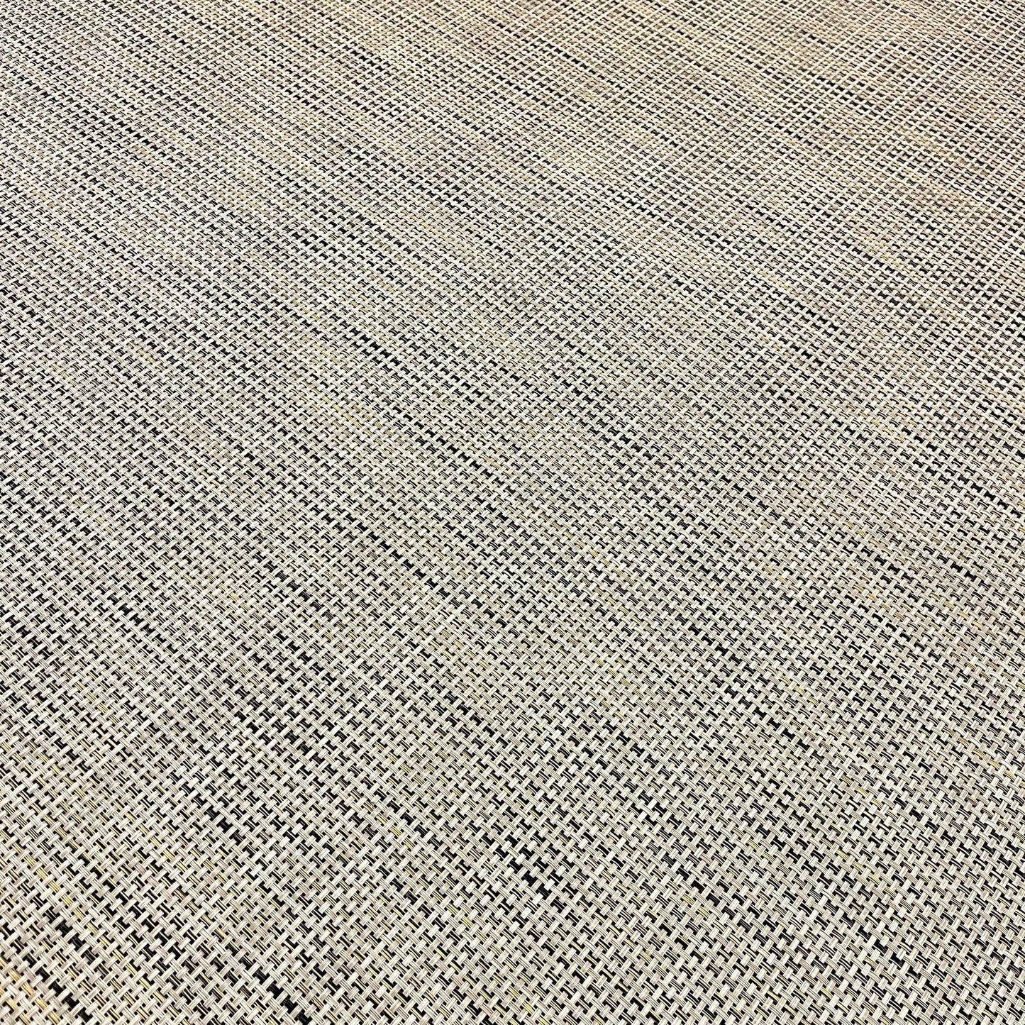 Woven Vinyl Flooring | Basketweave - Straw | 6' Width | Choose Your Length