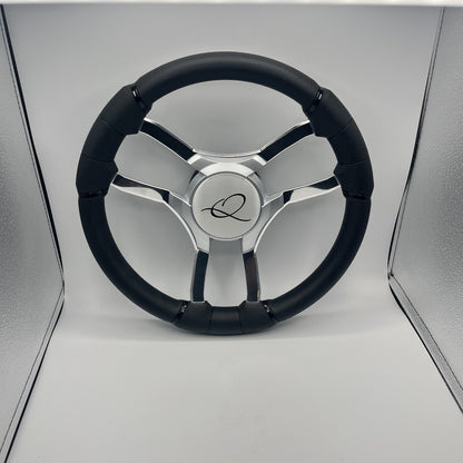 Malera Boat Steering Wheel Chrome Spokes | Apex Q Star