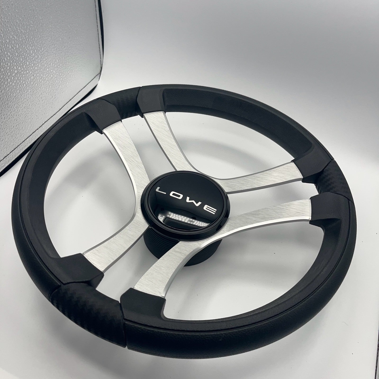Benaco Boat Steering Wheel Brushed Aluminum Spokes | Lowe Boats