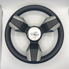 Collina Boat Steering Wheel Dark Gray Inserts - SeaRay - Keyed ONLY
