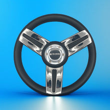 Gussi Italia Marine Steering Wheel Stainless Steel Spoke Soft Touch Rim | Gussi