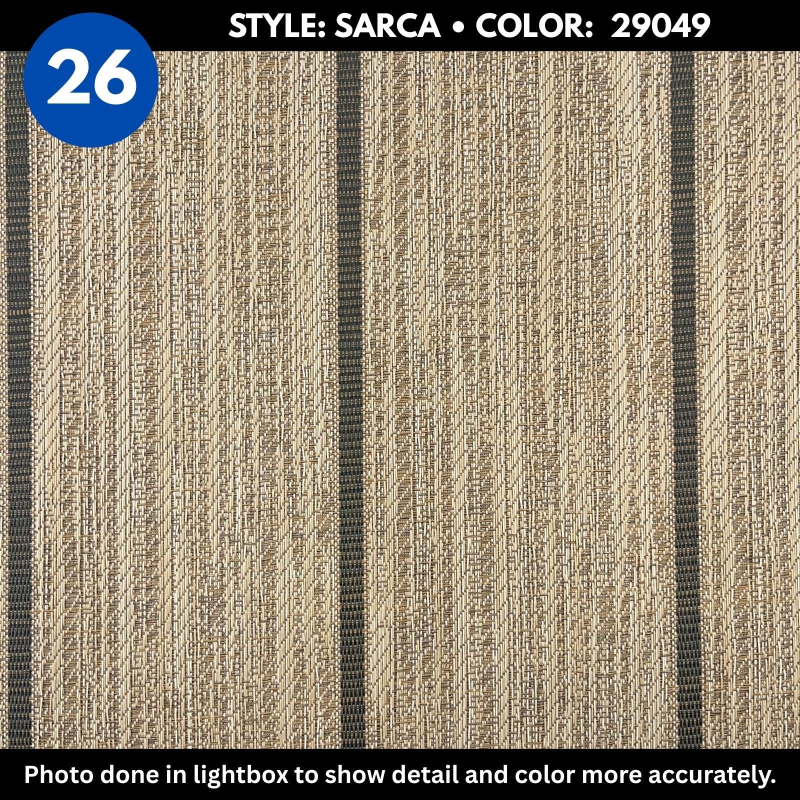 Woven Vinyl Flooring | Arcadia Teak - Ginger | 8'6" Width | Choose Your Length
