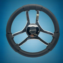 Malera Boat Steering Wheel Chrome Spokes | ABS Chrome Dome - Gussi SS Center