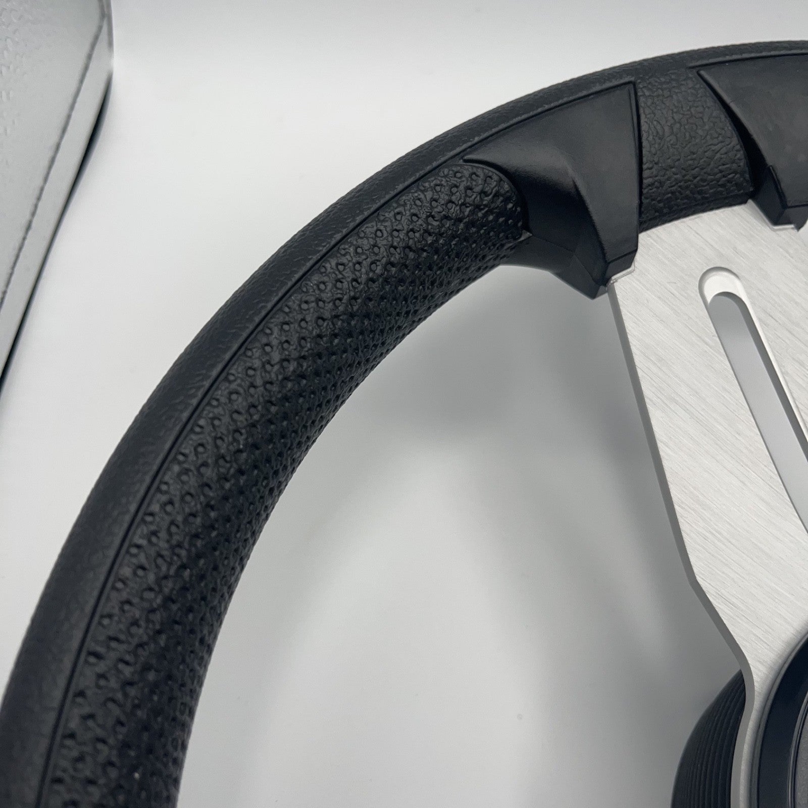 Model 15A Marine Steering Wheel Brushed Aluminum Spokes | Blank Cap