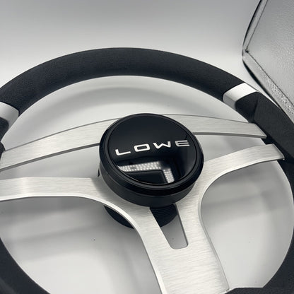Badia Boat Steering Wheel Brushed Aluminum Spokes | Lowe Boats