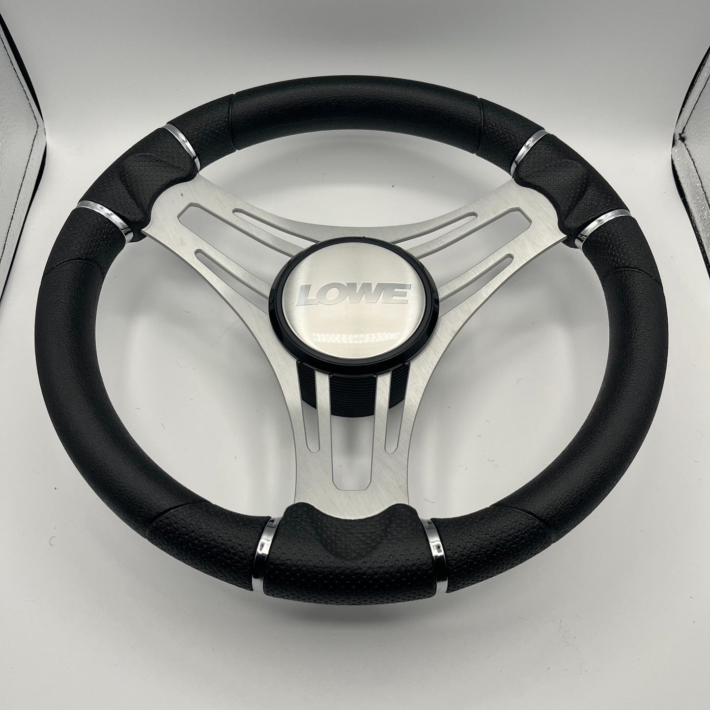 Verona Boat Steering Wheel Brushed Aluminum Spokes | Lowe