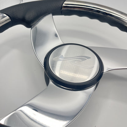 Model M533 Boat Steering Wheel Polished Alum Spoke | Sea Ray