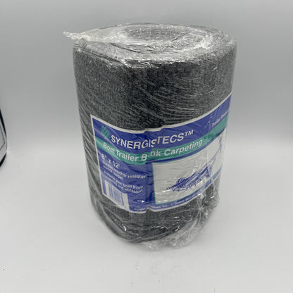 Syntec 8" x 12' Charcoal Trailer Bunk Carpeting for Boat Trailers - 16oz