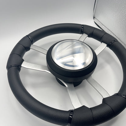 Malera Boat Steering Wheel Brushed Aluminum Spokes | Tige Boats
