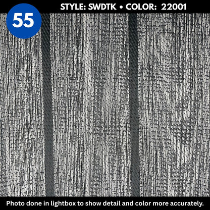 Woven Vinyl Flooring | Woodland Teak - Greysmoke  | 8'6" W | Choose Your Length