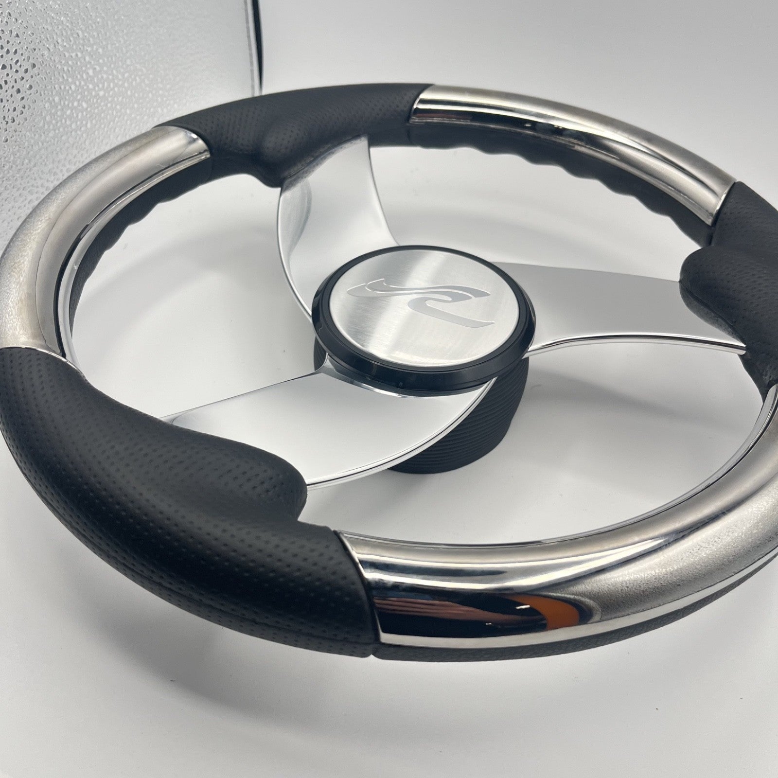 Model M533 Boat Steering Wheel Polished Alum Spoke | Sea Ray