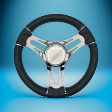 Verona Boat Steering Wheel Gray Brushed Aluminum Spokes | Starcraft Boats