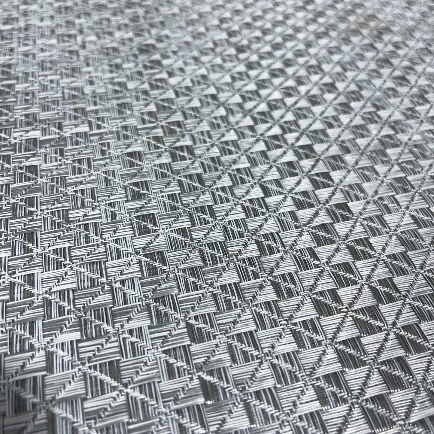 Woven Vinyl Flooring | Ribbon - Silver Lining | 8'6" W | Choose Your Length