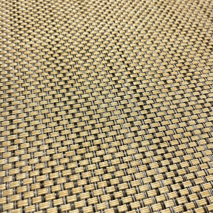 Woven Vinyl Flooring | Basketry - Rattan | 8'6" Width | Choose Your Length