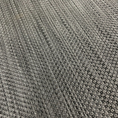 Woven Vinyl Flooring | Twill - Carbon Fiber | 8'6" Width | Choose Your Length